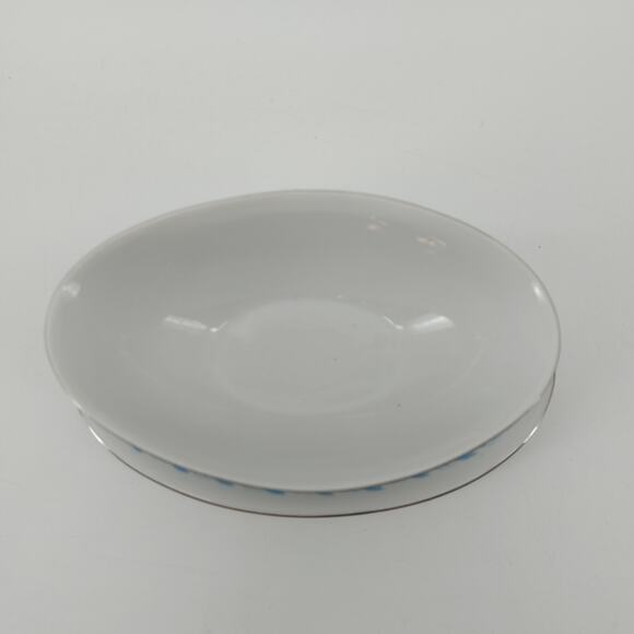 Gravy Boat Dish Abalone China Japan Shy Flower Design Pat 459 Vintage - Picture 4 of 9